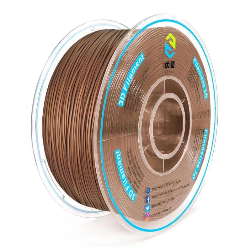 YOUSU Metal PLA 3D Printing filament with multi-color  1.75mm 2.85mm 1kg package