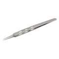 160mm Tweezers Ultra Thin Precision Straight Stainless Steel Forceps