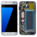 For Samsung Galaxy S7 G930 G930F LCD Screen Display With Frame  Assembly - Silver
