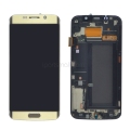 For Samsung Galaxy S6 Edge G925 G925F LCD Screen Display With Frame Assembly - Gold