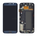 For Samsung Galaxy S6 Edge G925 G925F LCD Screen Display With Frame Assembly - Blue