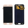 For Samsung Galaxy A3 2017 A320 A320F LCD Screen Touch Digitizer Assembly - Pink Rose Super AMOLED