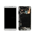 For Samsung Galaxy Note 3 N900 N9005 N9006 N900A N900V N900T LCD Screen and Digitizer Assembly With Frame - White