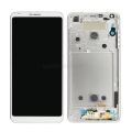 For LG G6 LCD Display Touch Screen Digitizer Assembly With Frame - White