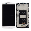 For LG K10 K410 K420N K430 MS428 LCD Screen Display Touch Digitizer Assembly With Frame - White