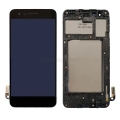 For LG K8 2018 X210M X210MA LCD Screen Display Touch Digitizer Assembly With Frame - Black