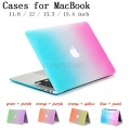 For Macbook Air Pro Retina 11.6 12 13.3 15.4 inch Rainbow Shell Case Cover