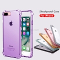 For iPhone Anti Knock Clear Soft TPU Case Drop Protection Cell Phone Case