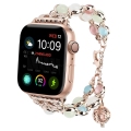 For Apple Watch Band Handmade Luminous Pearl iWatch Bracelet