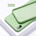 For iPhone Thin Soft Case Original Liquid Silicone Cover Plain Candy Color