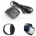 For Samsung Galaxy Gear S R750 Charger Desktop Smart Watch Charging Dock For Galaxy Gear S SM-R750 with USB Cable Black Cradle