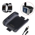 For Samsung Galaxy Gear V700 Battery Charger Desktop Smart Watch Charging Dock SM-V700 Cradle with USB Cable Black
