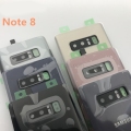 For Samsung Galaxy Note 8 N950 N950F Back Glass Battery Cover With Camera Lens