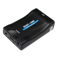1080P SCART To HDMI Video Audio Upscale Converter Adapter