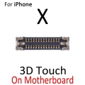 Replacement For iPhone X 3D Touch FPC Connector On Logic Motherboard Main Board Original