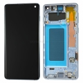 Replacement For SAMSUNG Galaxy S10 G973F G973 SUPER AMOLED LCD LCD Display Touch Screen With Frame Assembly