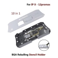 MiJing Z20 10 in 1 Middle Layer Reball Platform Motherboard BGA Tin Mobile Phone Repair Fixture For iPhone X XS XS 11 12 Pro Max