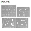 RELIFE RL-044 Multi-Function Universal Precision BGA Stencil 4pcs For iPhone 11-13 Pro Max