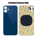 Replacement For iPhone 12 Back Cover Glass with Standard Camera Hole