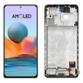 Replacement AMOLED Screen Display With Frame For Xiaomi Redmi Note 10 Pro M2101K6G M2101K6R