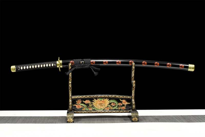 Anime Sword,One Piece Roronoa Zoro,Japanese Samurai Sword,Real Handmade anime Katana,T10 High Carbon Steel Clay Tempered With Hamon