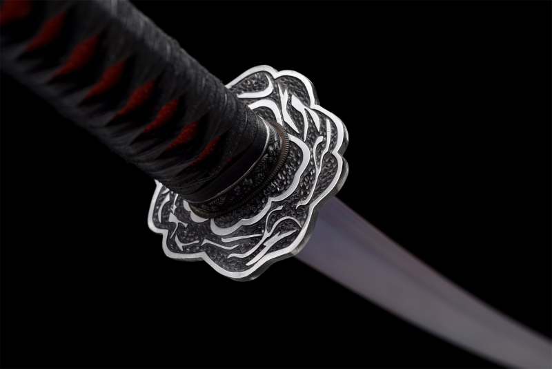 Red Undead Cut Katana,Sekiro: Shadows Die Twice,Japanese Samurai Sword,Real Katana,Handmade sword,High manganese steel