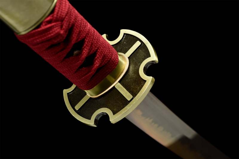 Anime Sword,One Piece Roronoa Zoro,Real Japanese Samurai Sword,Handmade anime Katana,T10 High Carbon Steel Clay Tempered With Hamon