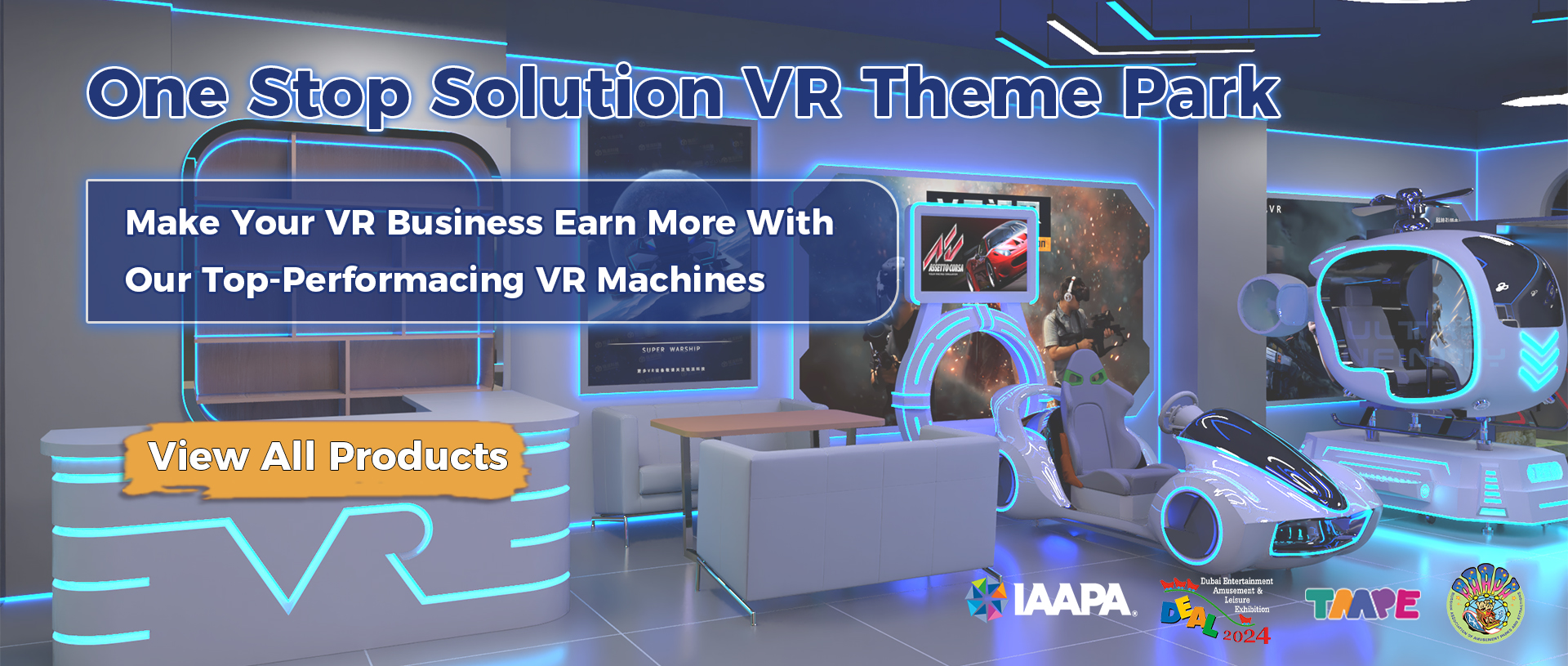 Contact us for your one stop solution vr theme park service.