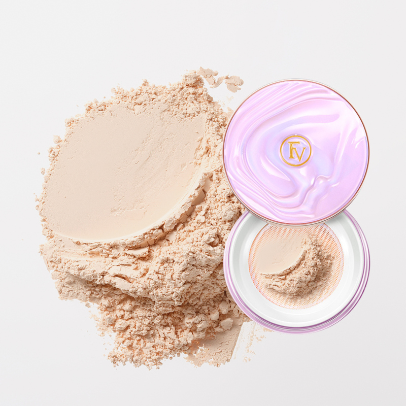 1PCS FV Loose Finish Powder, Makeup Powder Foundation Poreless Long-lasting Easy Apply Flawless Waterproof Oil Control Finishing Foundation