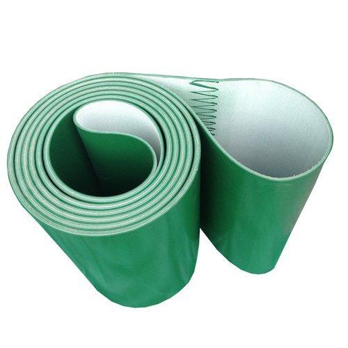 What are the characteristics of green PVC conveyor belt？