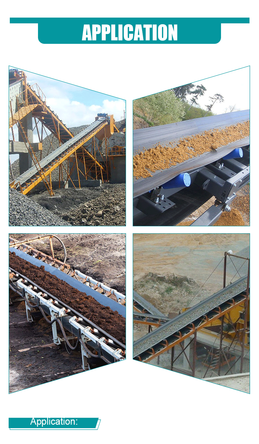 Cement conveyor belt