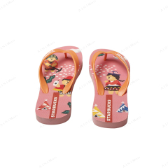 New Cute Printing Soft Rubber Bear Family Flip Flop For Girl With Fashion