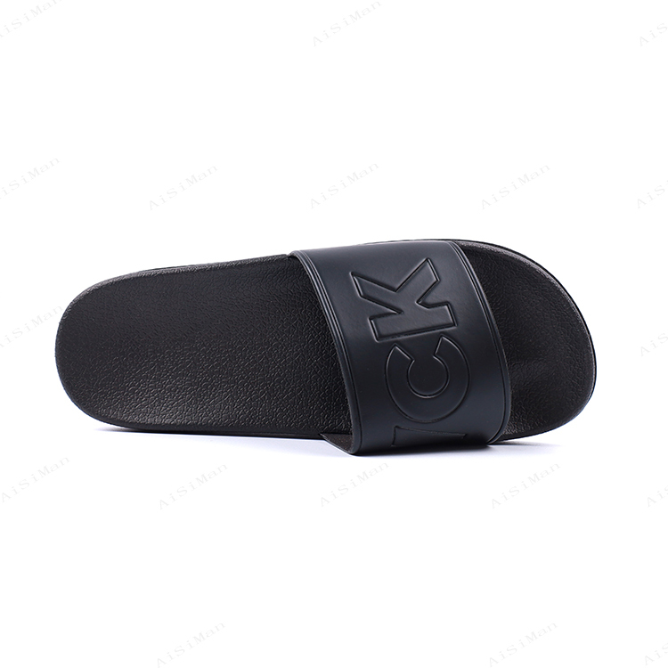 Custom Logo Adjustable Sports Slider Slipper Footwear PVC Sandals Men's Slippers