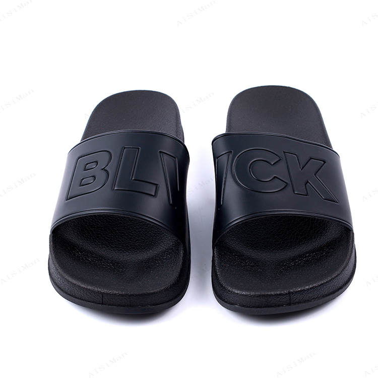 Custom Logo Adjustable Sports Slider Slipper Footwear PVC Sandals Men's Slippers