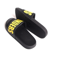 slide slippers with debossed logo customized print slide sandals men