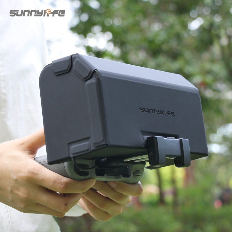 Sunnylife Smartphone Sun Hood Magnetic Sunshade with Cover for Mavic 3/Air 2S/Mini 2/Air 2/EVO Lite/Nano Remote Controller