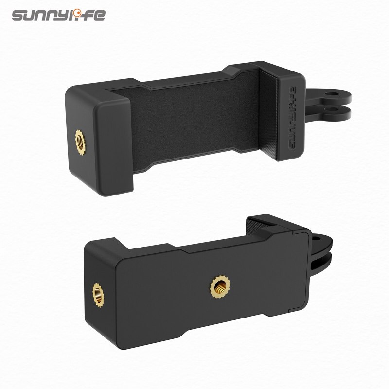 Sunnylife Universal Mobile Phone Holder Clip Mount w/GoPro Adapter Accessories Bicycle Navigation Bracket