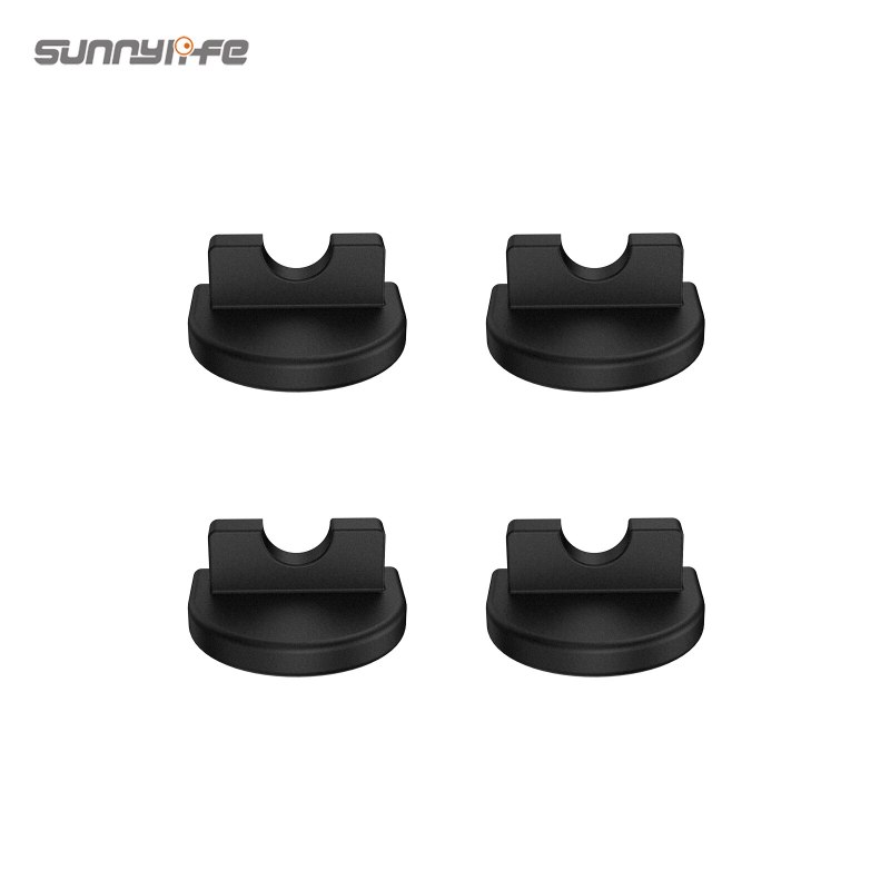Sunnylife 4Pcs/Set Silicone Anti-release Safety Plug Soft Anti-falling Cover Caps Lock-up Accessories for ACTION 2