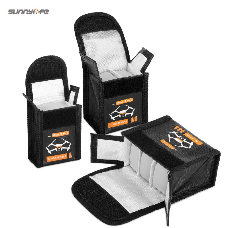 Sunnylife Battery Safe Bag Protective Li-Po Safe Bag Explosion-proof Accessories for Mini 3 Pro
