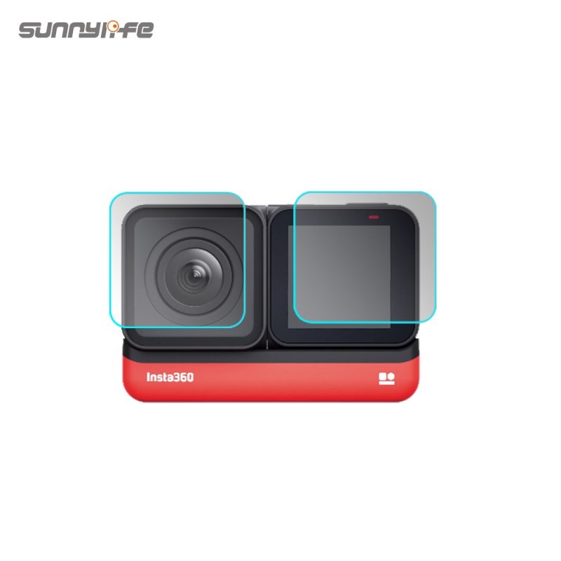 Sunnylife Screen Film 4K Lens Film Tempered Glass Film Set for Insta360 ONE R