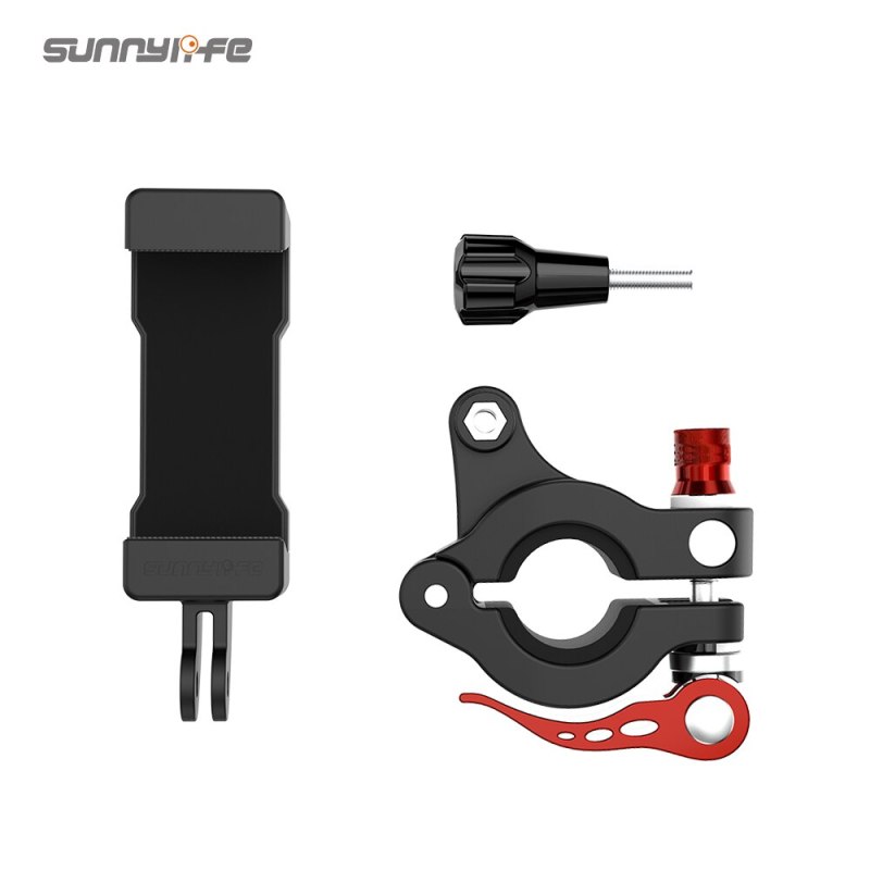 Sunnylife Bike Seat Post Clamp Action Camera Holder Bicycle Mobile Phone Navigation Bracket for ACTION 2/GoPro 10/Insta360 One R