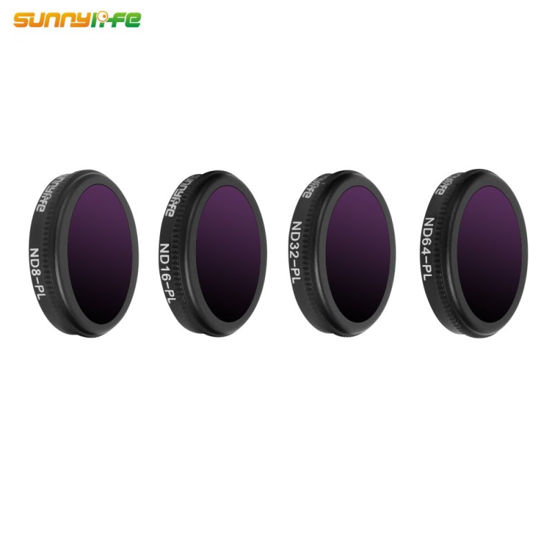 Sunnylife 4pcs/set ND8-PL ND16-PL ND32-PL ND64-PL Lens Filter for DJI MAVIC 2 ZOOM Drone