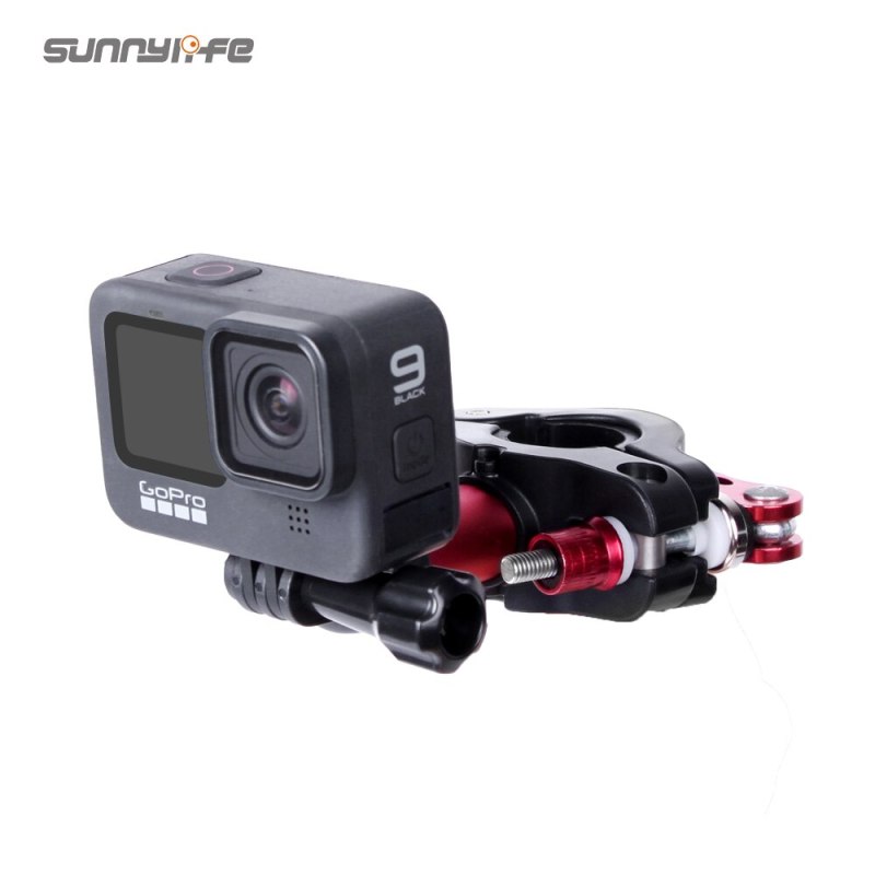 Sunnylife Bike Seat Post Clamp Action Camera Holder Bicycle Mobile Phone Navigation Bracket for ACTION 2/GoPro 10/Insta360 One R