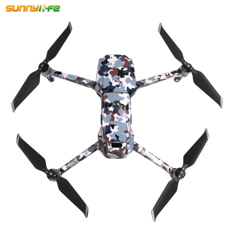 Sunnylife PVC Decorative Stickers Camouflage Skin for DJI MAVIC 2 PRO & ZOOM Cool Arms Decals Remote Controller Battery Wrap