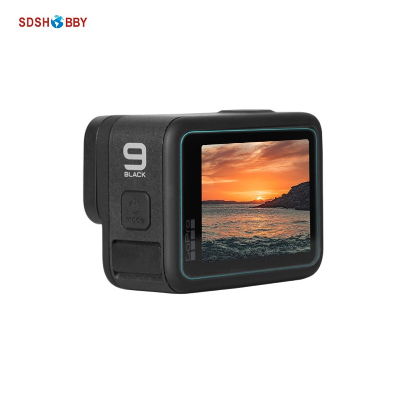 Sunnylife Protective Film Combo Tempered Glass Lens Film Front Back Screen Protector for GoPro Hero 9 Black