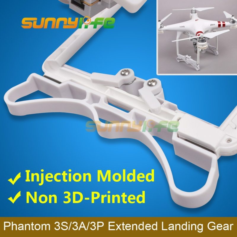 Extended Landing Gear Landing Skid Support Stabilizers DJI Phantom 3 Standard Advanced Professional