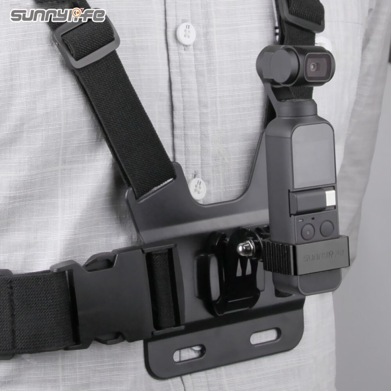 Sunnylife Chest Band Wearing Belt Strap Mount for POCKET 2/OSMO POCKET/GOPRO