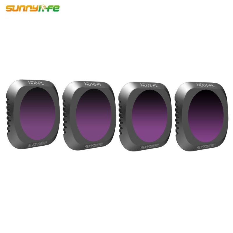 Sunnylife 4pcs/set ND8-PL ND16-PL ND32-PL ND64-PL Lens Filter for DJI MAVIC 2 PRO Drone