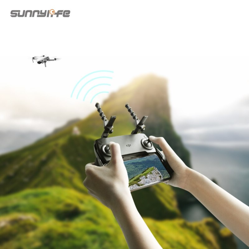 Sunnylife 2Pcs Yagi Antenna 5.8Ghz Drone Remote Controller Signal Booster Range Extender for Mavic Mini/ Mavic 2/Phantom 4 Pro
