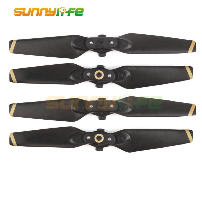 4730F Replacement Propellers Folding Blades White/Golden Stripe Props for DJI SPARK Drone Spare Parts
